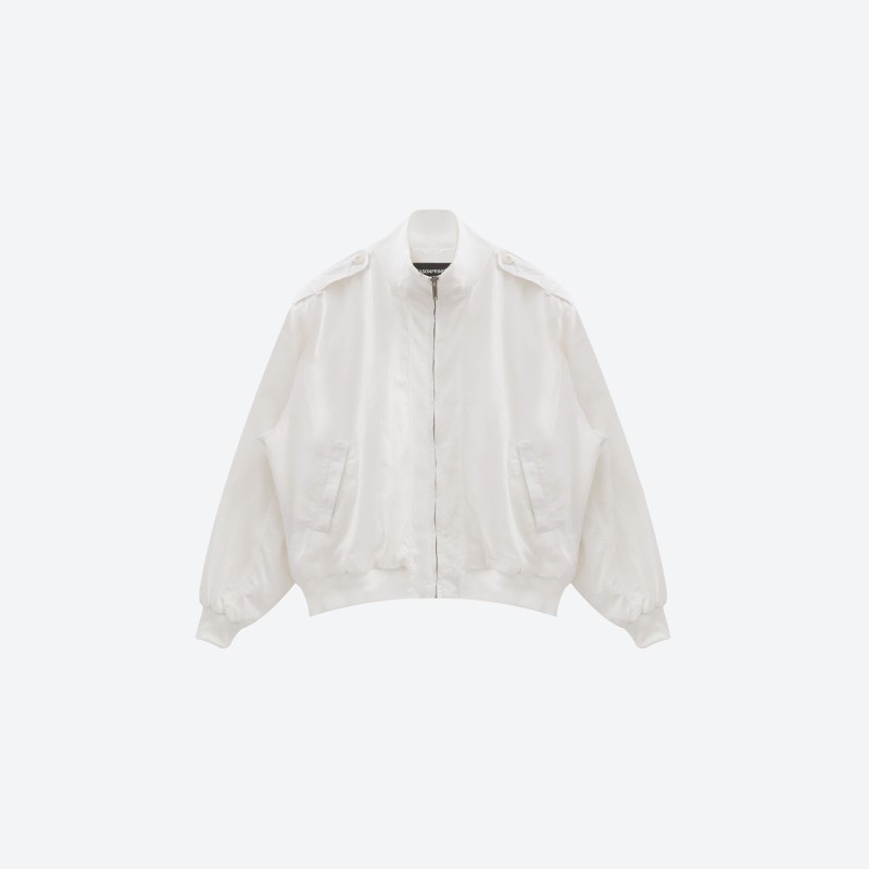 Vintage Stand Collar Bomber Jacket
